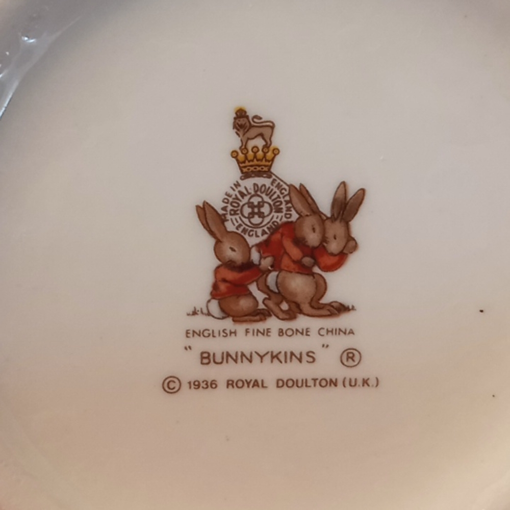 2 Piece Royal Doulton (U.K.) Bowl And Double Handled Mug. Model From 1936. - Picture 11 of 13